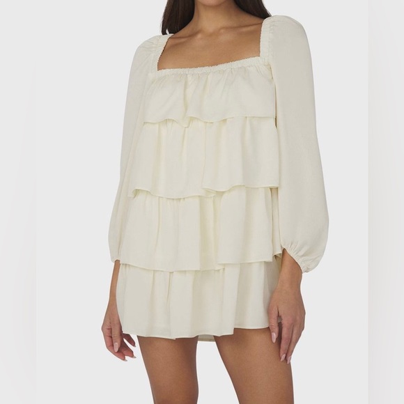 NWT WeWoreWhat Tiered Mini Dress - Picture 6 of 6